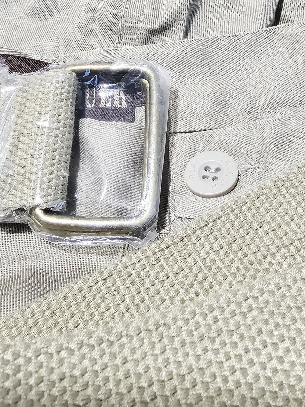 Blac Lacquer Khaki Cargo Shorts - Size 50